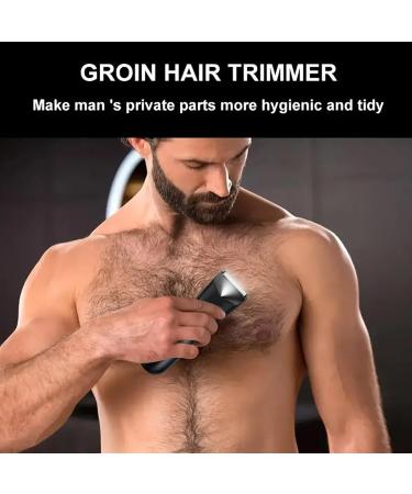 Mens Trimmer Ergonomic Beard ShaverPortable Men Intimate Hair Trimmer with LCD Digital Display for Face Nose Ears Legs Arms Head and Intimate Zone Care - Buy Online on GoSupps.com