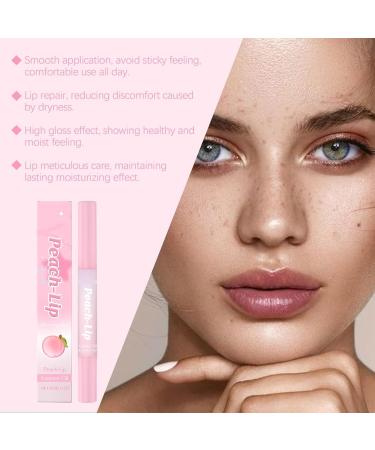 Peach Flavor Lip Oil - Long-Lasting Moisture Lock Keeps Lips Soft Adds Smoothness & Gloss Fuller Appearance(3pcs) - Buy Online on GoSupps.com
