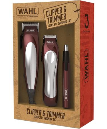 Wahl Hair Clipper & Trimmer Grooming Set for Men - Corded Clippers for Head Shaving, Beard Trimming, and Stubble Styling - Buy Online on GoSupps.com