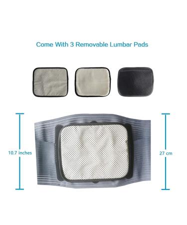 XXL Back Support Belt - Lumbar Support Brace with Removable Pads & Steel Rails for Comfort | International Shipping Available - Buy Online on GoSupps.com