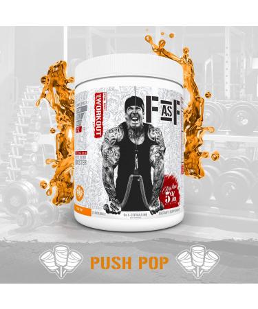 5% Nutrition FasF Overdosed Nitric Oxide Booster | Stim-Free Pump Pre-Workout | Massive Pumps, Strength Gains & Endurance | L-Citrulline, Nitrosigine, Danshen | 13.23 oz (Push Pop) - Buy Online on GoSupps.com