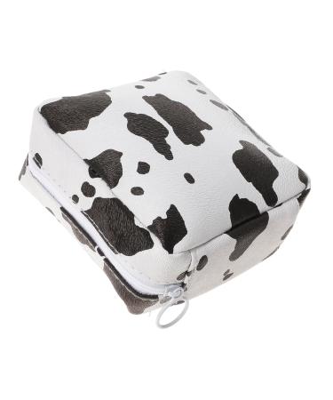 Magiclulu travel period pocket with cow pattern women bandage storage bag period pocket period pocket for girls beautiful period pocket menstrual tapes container