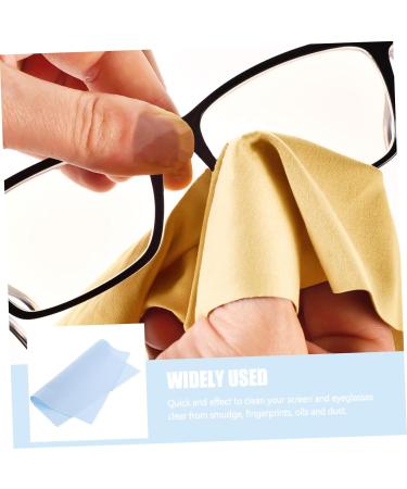 50Pcs Glasses Cleaning Cloths - Soft Lens Wipes for Glasses Monitors & Camera Lenses - Eyeglass Fiber Cloths for Streak-Free Cleaning - Buy Online on GoSupps.com