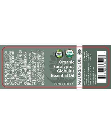 Best Eucalyptus Essential Oil - Pure & Certified Organic Therapeutic Grade 10ml | International Shipping - Buy Online on GoSupps.com