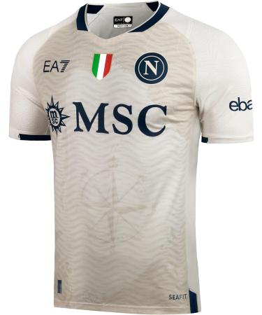 SSC Napoli Unisex Everywhere Jersey - Limited Edition 2023/2024 | Official Ivory T-Shirt - Shop Now! - Buy Online on GoSupps.com