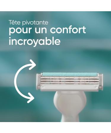 Gillette Venus 3 Sensitive Disposable Razors for Women - Pack of 2 | Comfort Blades | Perfect Mother's Day Gift - Buy Online on GoSupps.com