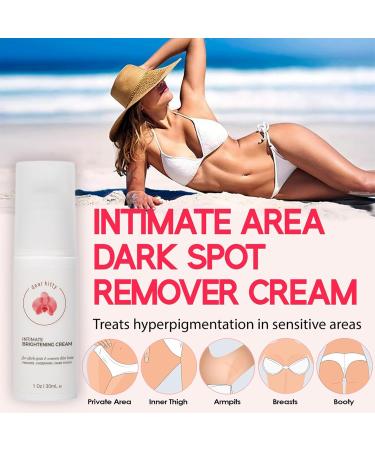 Dear Kitty Intimate Serum Evening Cream - Natural Dark Spot Corrector for Private & Sensitive Areas - Underarm Skin Improving Cream (1oz) - Buy Online on GoSupps.com