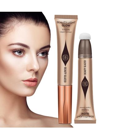 Highlighter Makeup Liquid Lasting Face Contouring Highlighter Blusher Stick Shimmer Matte Natural Brighten Makeup for Grooming Face Tmay Repair Lotion