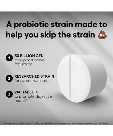 Lactobacillus Reuteri Probiotic Supplement 30 Billion CFU 240 Tablets Probiotics for Men & Women Supports Digestive & Gut Health Vegan Friendly Gluten Free Non-GMO (240 Lactobacillus Reuteri) Lactobacillus Reuteri 1 Count  - Buy Online on GoSupps.com