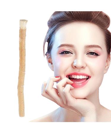 1/2pcs Toothbrush - Tooth Cleaning Chewing | Traditional Natural Teeth Sticks Natural Flavor Herbal Toothbrush Teeth Sticks Breath Freshener for Teeth 0.2x0.2x4.53 in Wood Color
