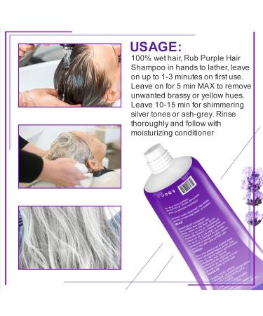  GNAUMORE Purple Toning Shampoo Anti-Yellowing Shampoo for Blonde Hair Anti-Yellowing Shampoo for Bleached Hair Professional Anti-Yellowing Hair Shampoo Hair Growth Serum - Buy Online on GoSupps.com
