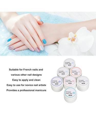 Cream Nail UV Gel Polish Long Lasting Bright Color Cream Nail UV Gel for Salon - Buy Online on GoSupps.com