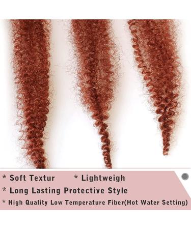 Xtrend 30 Inch Pre-Separated Springy Afro Twist Hair 8 Packs Spring Twist Hair For Distressed Soft Locs Copper Red Synthetic Hair Extension For Women (8 Strands/Pack 350#) 30 Inch (Pack of 8) 350# - Buy Online on GoSupps.com