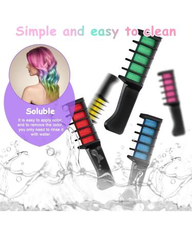 10 Colors Set Hair Chalk for Kids | Washable Temporary Hair Color | Perfect for Carnival Halloween Christmas & Parties - Buy Online on GoSupps.com