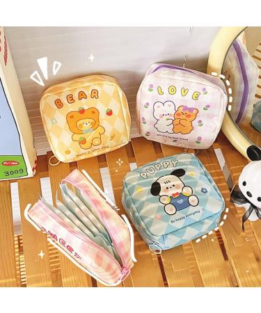 3-Pack Women's Period Binding Bags - Portable Tampon Holder & Hygiene Case for Teen Girls & Women - Stylish Pink Handbag & Wallet - Buy Online on GoSupps.com