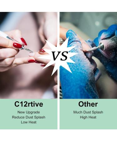 C12rtive Cone Shape Tungsten Steel Bit Nail Drill Bit for Acrylic Gel Nails Dual Nail Form Remove 3/32 Inch Nail Bit for E-File Nail Drill(Coarse) - Buy Online on GoSupps.com