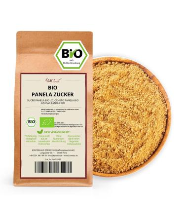 Kamelur 1kg Bio Panela Sugar - Untreated full -fold sugar from Colombia without any additives - brown sugar organic in biodegradable packaging - Buy Online on GoSupps.com
