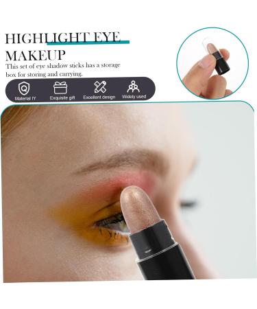 Ipetboom 3 Boxes 12 Shadow Box Eyeshadow Stick Ladies Suits Eyeshadow Pen Brightening Stick Woman - Buy Online on GoSupps.com