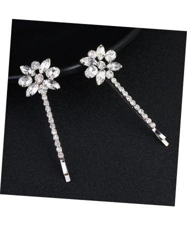 FOMIYES 6 Pairs Bridal Rhinestone Barrette 90s Jewelry for Women Aesthetic Hair Accessories Metal Hair Clips for Women Rhinestones Hair Pin Wedding Hair Pin Zinc Alloy Pearl Hairpin Bride - Buy Online on GoSupps.com