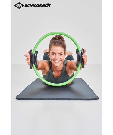 Schildkr t Pilates Ring - 37 cm Fitness Ring for Core Training | Green & Grey Green | International Shipping - Buy Online on GoSupps.com