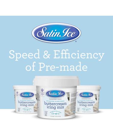 Satin Ice Buttercream Icing Mix 91 Kilograms 0.91 kg (Pack of 1) - Buy Online on GoSupps.com