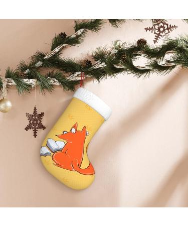 YYHHAOFA Sunflower Seeds and Foxes Christmas Decorative Stockings : Soft Light and Tactile Suitable for Christmas Halloween - Buy Online on GoSupps.com