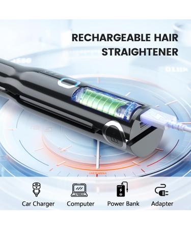 Buy Cordless Portable Wireless Mini Travel Flat Iron - Rechargeable & 3 Adjustable Temperatures - Buy Online on GoSupps.com