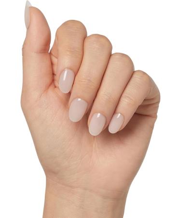 KISS Salon X-tend Press On Nails Nail Glue included Keep It light White Short size Oval shape 34 Ct. - Buy Online on GoSupps.com