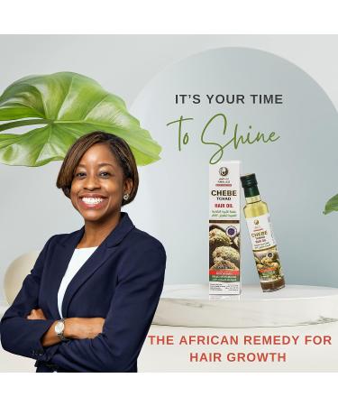 AMALICO Chebe Oil for Hair Growth - 100% Natural African Chebe Powder with Olive Oil, Ostrich Oil, and Essential Oil - 8.45 FL OZ - Buy Online on GoSupps.com