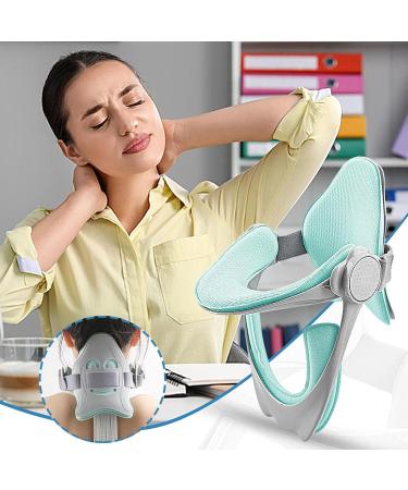 Neck Brace for Posture | 360 Degree Adjustable Front Neck Posture Brace - Forward Head Posture Correction Cervical Neck Traction for Watching Videos - Buy Online on GoSupps.com