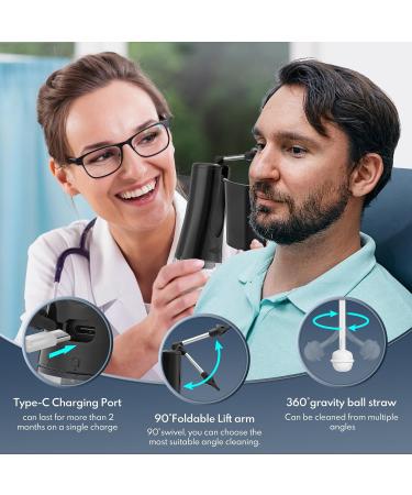 Electric Ear Wax Removal Tool - Safe & Effective Ear Cleaning Kit with 3 Pressure Modes Basin & 8 Tips for Adults & Kids - Home Use International Shipping Available - Buy Online on GoSupps.com