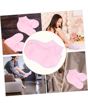 POPETPOP 1 Pair Protective Socks Foot Moisturizer for Dry Feet Spa Gel Socks Moisture Socks Dry Feet Socks Foot Lotion Socks Features Socks for Women Heel Socks Miss Crack Stocking Sebs 20X12cm - Buy Online on GoSupps.com