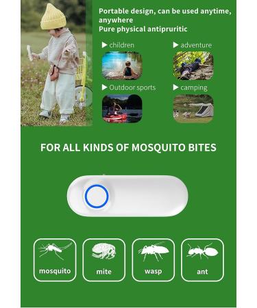 Insect bite Relief Tool Heat Treated to Relieve Mosquito bite Symptoms no Chemical Treatment Suitable for Camping Outdoor Sports Children Pregnant Women - Buy Online on GoSupps.com