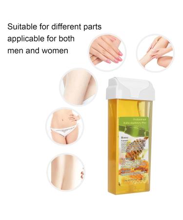 Mrisata 100G Heated Wax Roller for Home Hair Removal - Professional Depilatory Wax (Honey) - International Shipping - Buy Online on GoSupps.com