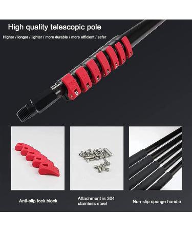 Window Cleaning Pole Photovoltaic Panel Cleaning Tool Extendable Cleaner Conservatory Roof Window Glass Wall Cleaning Water Fed Telescopic Brush Brush Head (Color : 6m/19.6ft Size : 50Cm Brush H 7m/22.9ft 30Cm Brush Head - Buy Online on GoSupps.com