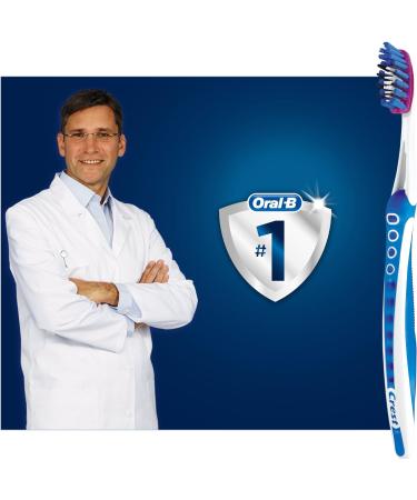 Oral-B 3D White Luxe Pro-Flex Medium Manual Toothbrush - Whitening Power - Buy Online on GoSupps.com