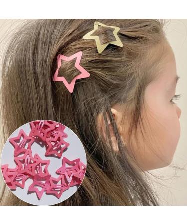 xbiez 10xCute Star Snap Hair Clip Set Lovely Hairpins Combination Hairpins for All Hair Headpieces Bangs Hair Pins Y2K Girls Diamond blue - Buy Online on GoSupps.com