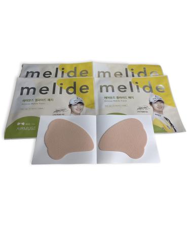 Airmuse Melide Golf Face Eye UV Sun Protection Hydro Gel Patch Cooling Soothing Moisturizing Protection Sun Patch for Face Golf Made in Korea UV Patch Block Face Eye Sun Protection Patch 5 pairs in 1 box Large Size