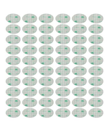 60 Piece Waterproof Ear Stickers Disposable UltraThin Polyethylene Adhesive Ear Patches for Kids Swimming and Shower Use