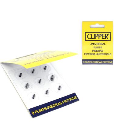 Clipper Lighter Flints 2-Packs x9 Flints Each  Compatible with All Flint Lighters Including Clipper and Zippo Lighters - Buy Online on GoSupps.com