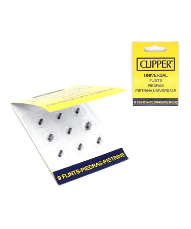 Clipper Lighter Flints 2-Packs x9 Flints Each, Compatible with All Flint Lighters Including Clipper and Zippo Lighters