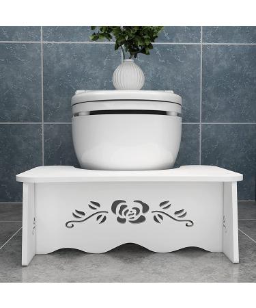 7 Inch Foldable Toilet Stool for Adults & Kids - Eco-Friendly Wood-Plastic Board - Buy Online on GoSupps.com