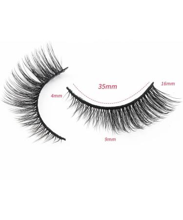 EINCORN 5 Pairs False Eyelash Cats Eye Lashes Thick Foxes Eyelashes Natural False Eyelash Artificial Eyelashes for Party - Buy Online on GoSupps.com