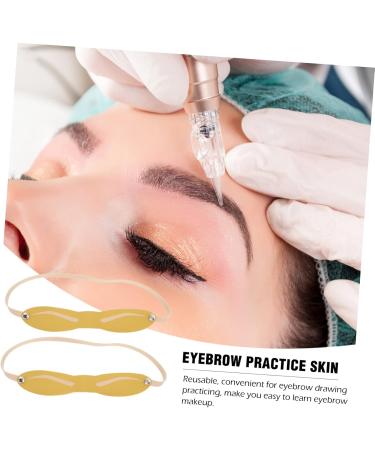 Angoily 70 Pcs Eyebrow Practice Skin Fake Skin for Microblading Eyebrows False Skin Artificial Headband 22X3X0.2CMx7pcs As Shownx7pcs - Buy Online on GoSupps.com