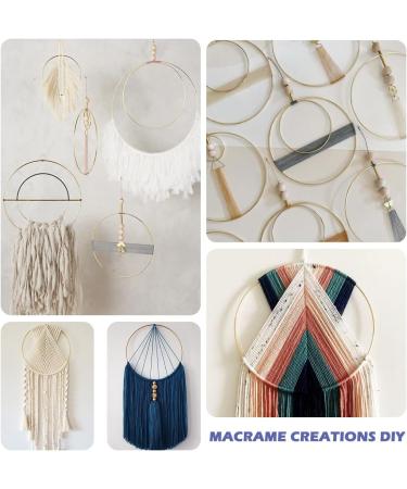 8 Pack 18 Inch Metal Floral Hoop Rings for DIY Crafts and Wreaths - Buy Online on GoSupps.com