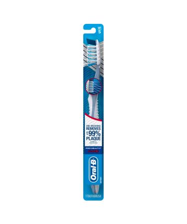 Oral-B Pro-Health CrossAction All-In-One Toothbrush Soft Bristles (Colors May Vary) - Pack of 4 - Buy Online on GoSupps.com