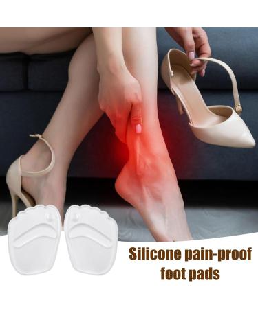 Forefoot Cushion - Ergonomic Midfoot Supports | Comfortable Insoles for Sneakers Boots & Sandals | 2 Pairs Transparent - Perfect for Sweaty Feet - Buy Online on GoSupps.com