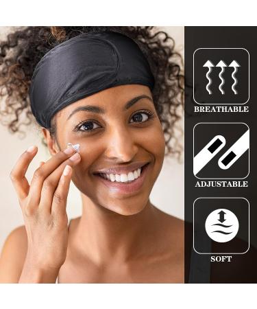 Silk Spa Headband Set - Adjustable Wrap for Sleeping, Face Washing and Makeup - Soft Terry Cloth Hairbands for Women - 8 Pieces - Buy Online on GoSupps.com