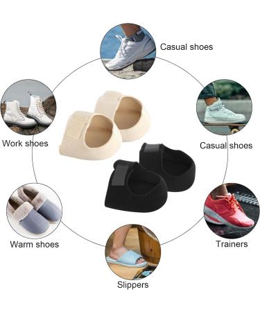 Heel Spur Inserts - 2 Pairs Gel Heel Cushions & Silicone Protectors for Pain Relief - Buy Online on GoSupps.com