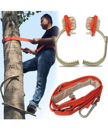 Climbing trees artifact stainless steel climbing non -slip tree steel foot buckle of an electrician durable rust protection wear -resistant easy to pick 500 model